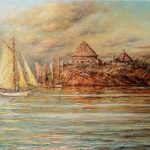 Digitalt Grafisk Arbeid av kunstner Fritz Helge Nyegaard - tittel: Citadellet