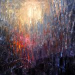 Digitalt Grafisk Arbeid av kunstner Fritz Helge Nyegaard - tittel: Frostnatt