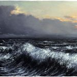 Digitalt Grafisk Arbeid av kunstner Fritz Helge Nyegaard - tittel: Himmel hav og land