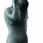Digitalt Grafisk Arbeid av kunstner Fritz Helge Nyegaard - tittel: Mørk kvinne