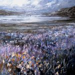 Digitalt Grafisk Arbeid av kunstner Fritz Helge Nyegaard - tittel: Sommer ved kysten